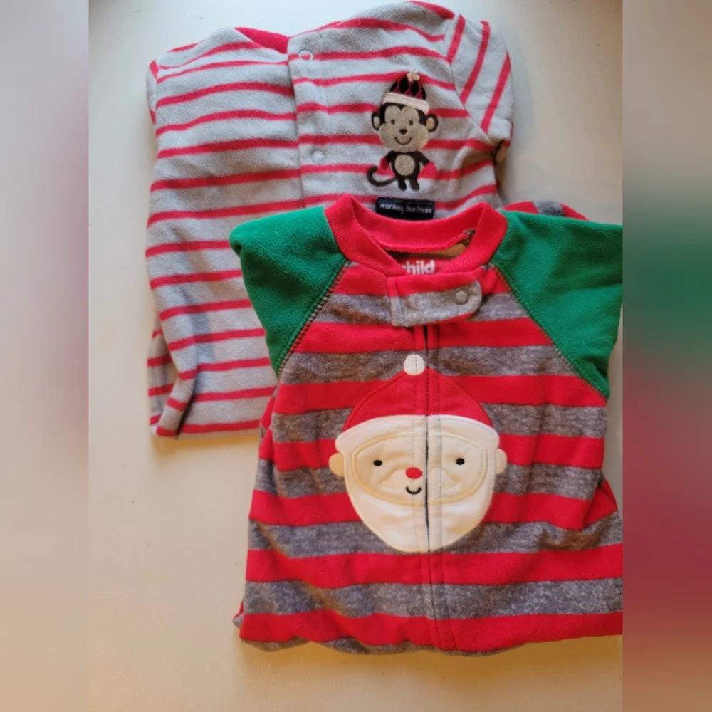 Infant Boys Christmas Pajamas Bundle Carters Brand